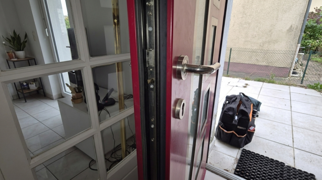 Mise en sécurité d’une porte après effraction