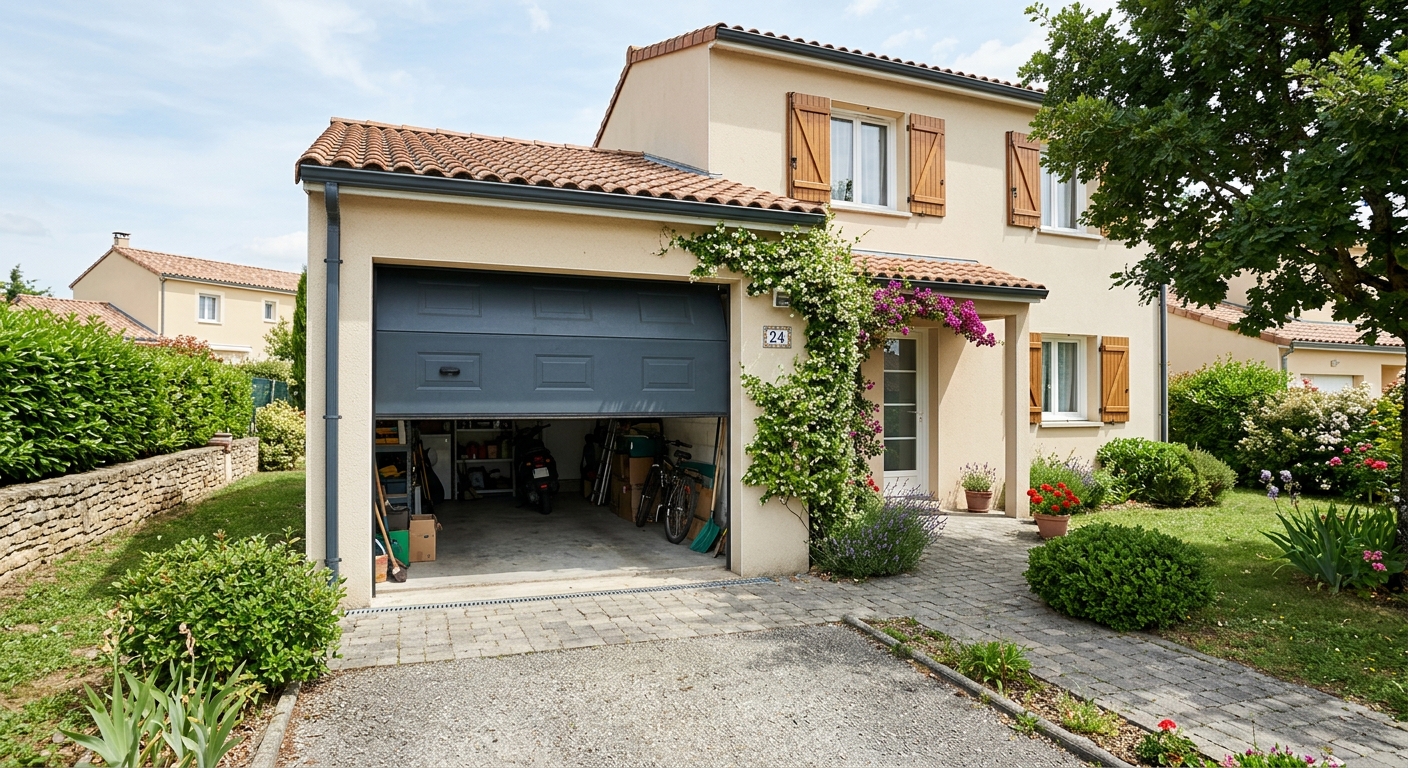 Porte de garage bloquée et clé cassée dépannée par ADA Serrurerie à Toulouse